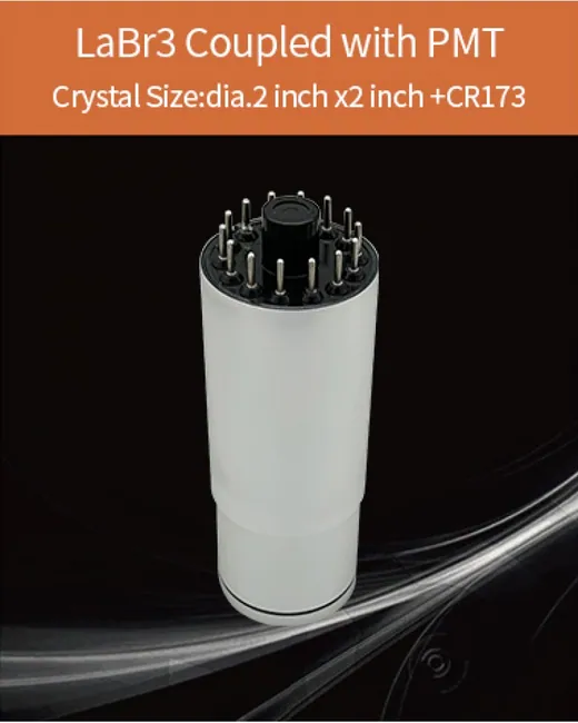 LaBr3 / CeBr3 ELBC-D50H50/2T01 scintillation crystal by EPIC Crystal