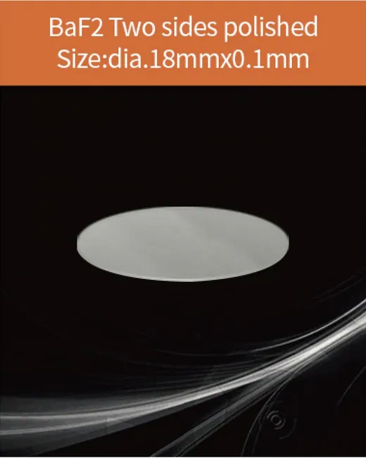 diameter 18x0.1mm both sides polished scintillation crystal by EPIC Crystal