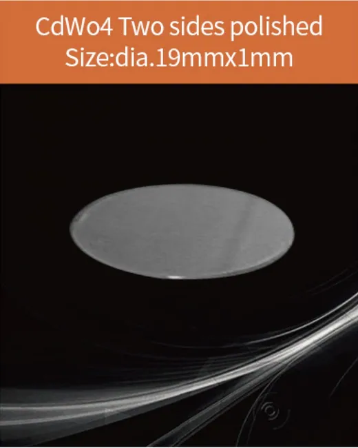 YAG(Ce) / YAP(Ce) YAP:Ce diameter 19x1mm scintillation crystal by EPIC Crystal