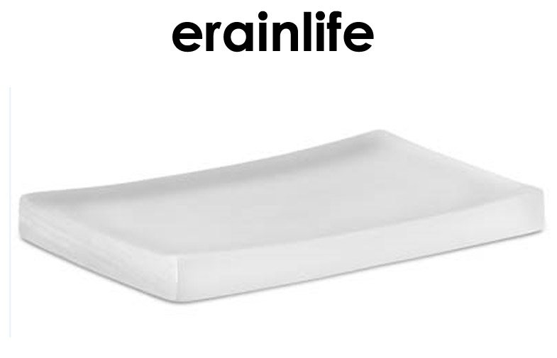 White Frosted Soap Dish