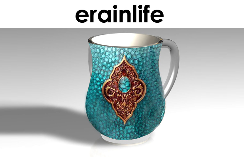 Blue Decorative Cup