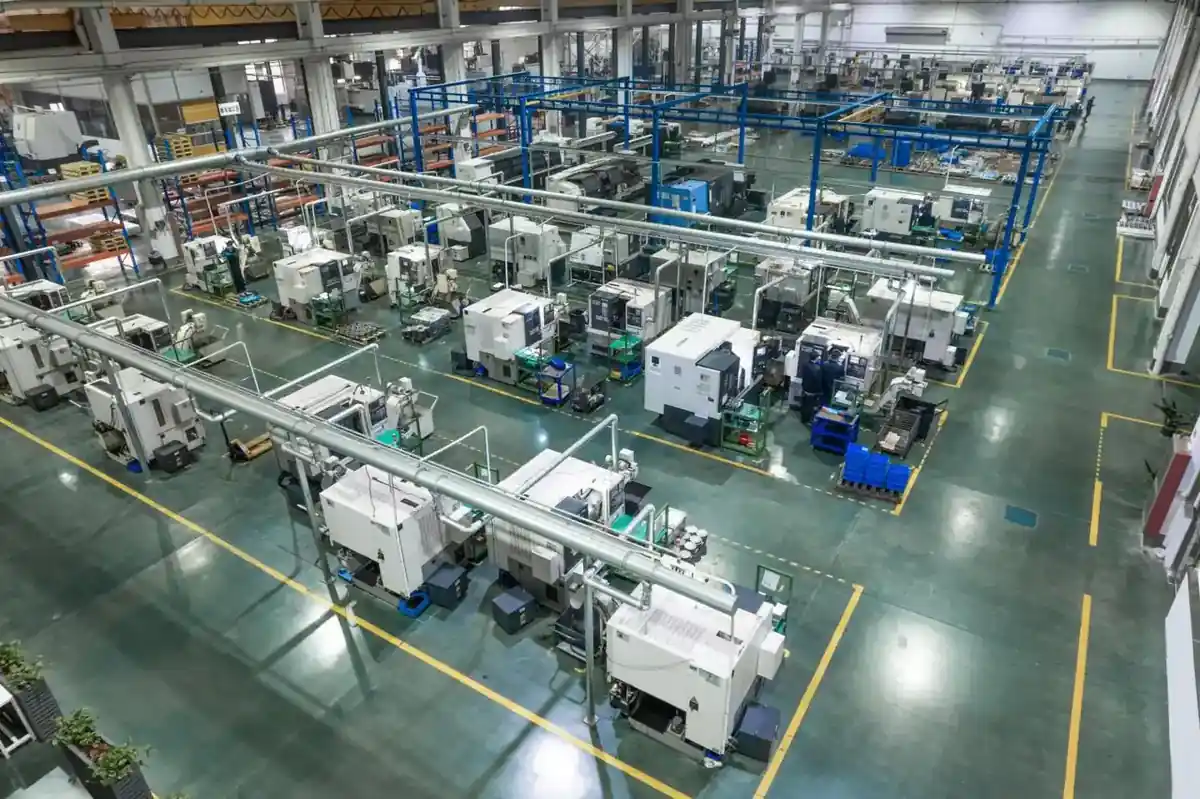 Machinery parts production workshop