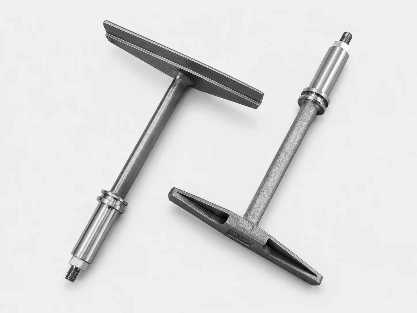 Precision cast shaft and operating lever components