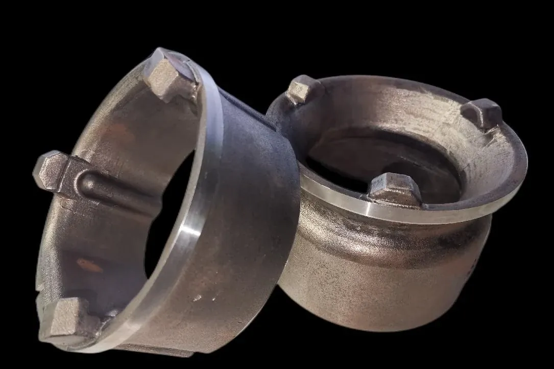 Pair of heat resistant biomass furnace castings