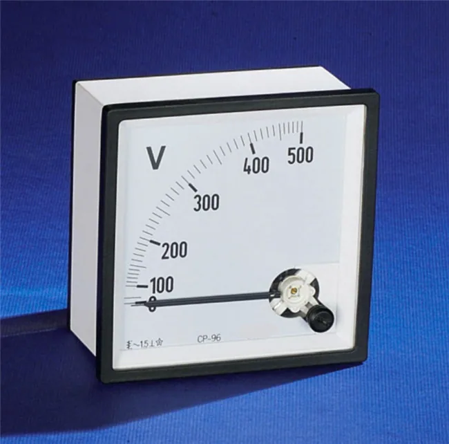 AC Moving Iron Voltage Meter - Analogue Panel Meters