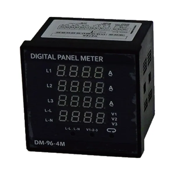 Digital 3phase 4wires Voltmeter Ammeter Power Factor Frequency - Digital Panel Meters