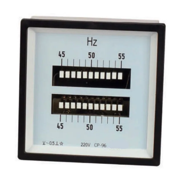 Double Reed Frequency Meter - Analogue Panel Meters