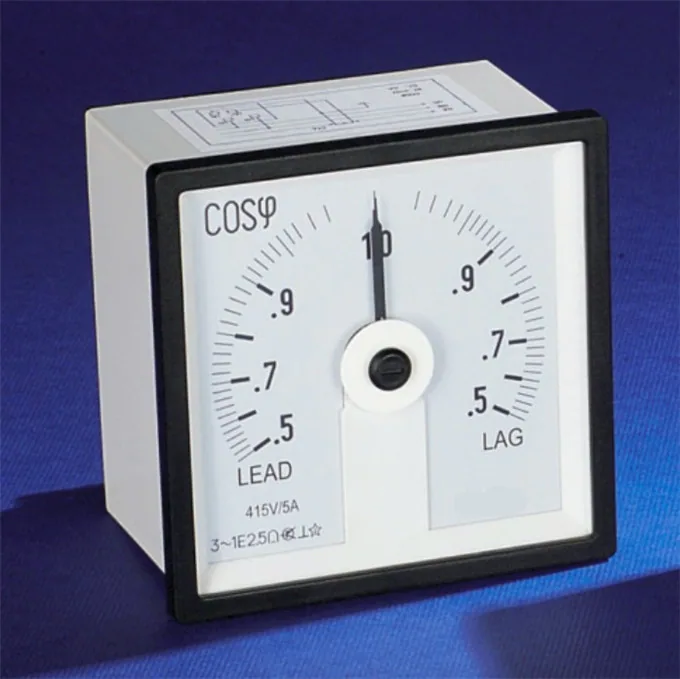 Power Factor Meter 240 - Analogue Panel Meters