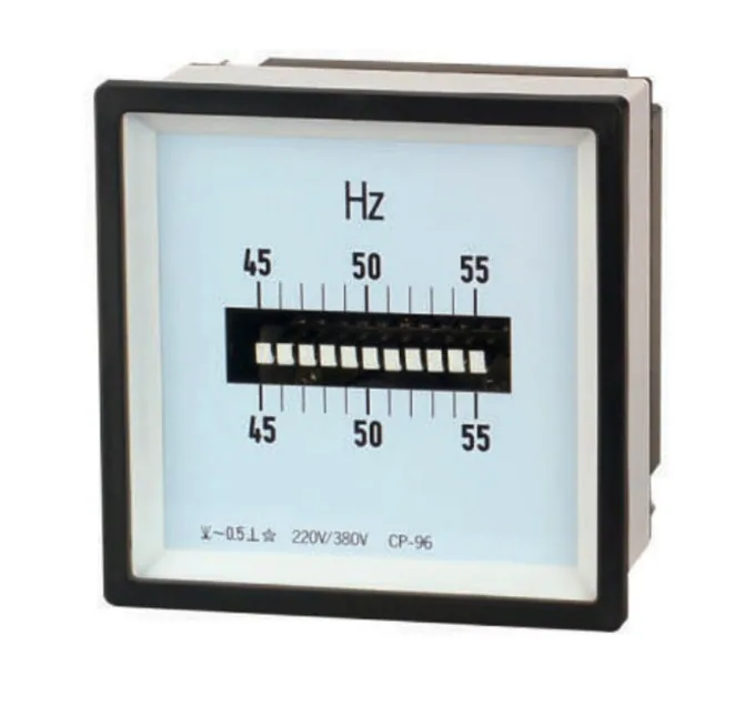 Reed Frequency Meter - Analogue Panel Meters