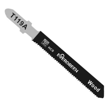 Woodworking jigsaw blade T119A