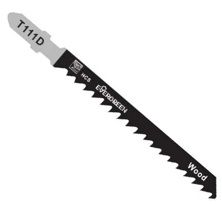 Woodworking jigsaw blade T111D