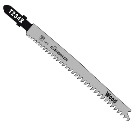Woodworking jigsaw blade T234X