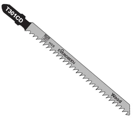 Woodworking jigsaw blade T301CD