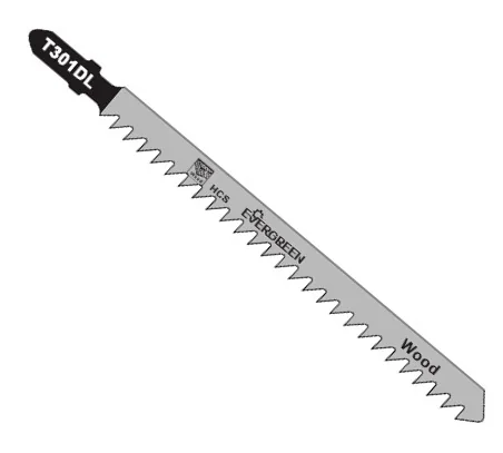 Woodworking jigsaw blade T301DL