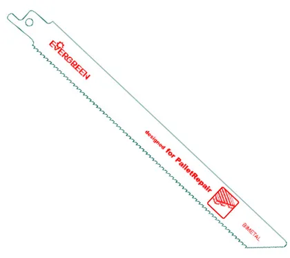 Reciprocating saw blade for pallet repair S1125VFR