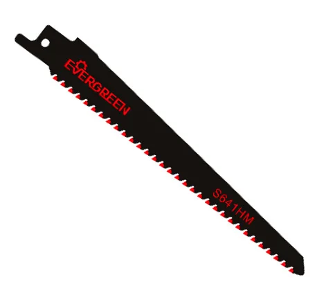 Carbide tipped reciprocating saw blade S641HM
