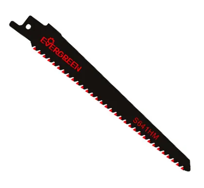 Carbide tipped reciprocating saw blade S641HM