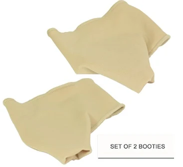 Set of two skin tone bunion sleeves
