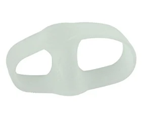 Single soft gel toe separator shown flat