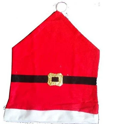 Santa chair back cover with belt detail and white base cuff