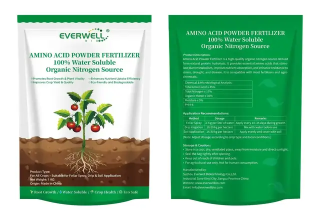 1 kg retail stand-up pouch with the tomato root series artwork