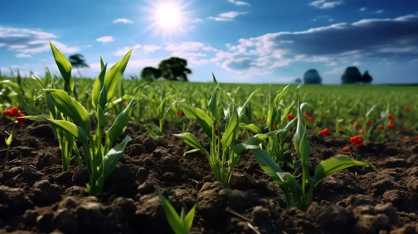 Cropland at sunrise, the end use for Everwell Bio amino acid powders