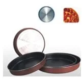 Hard anodised aluminium cookware set with casserole saucepan and frypan