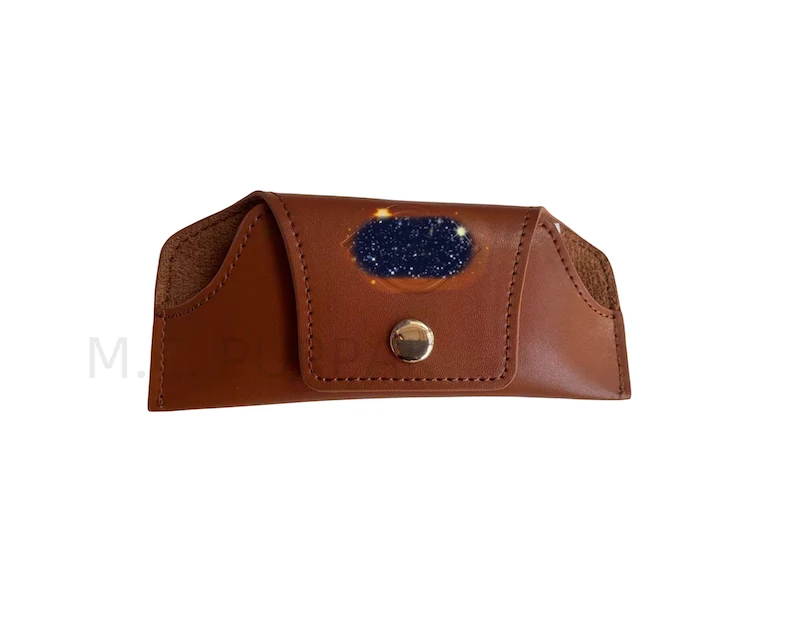 LP 2307 Small PU Leather Pouch for Reading Glasses shown open
