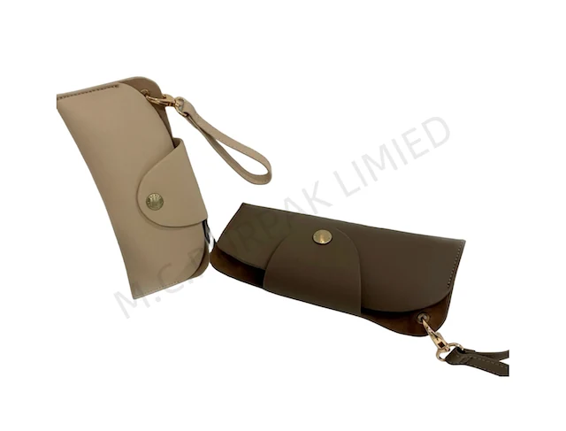 LP 2303 PU Leather Pouch 160 x 75 mm shown from the front