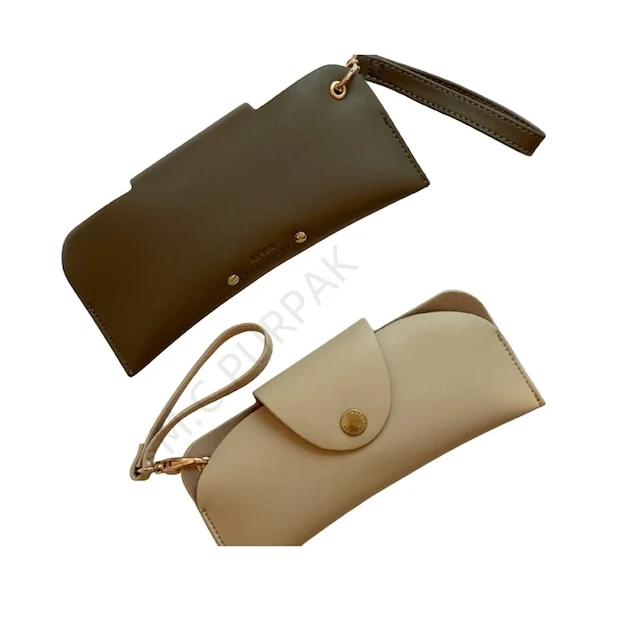 LP 2303 PU Leather Pouch 160 x 75 mm shown open