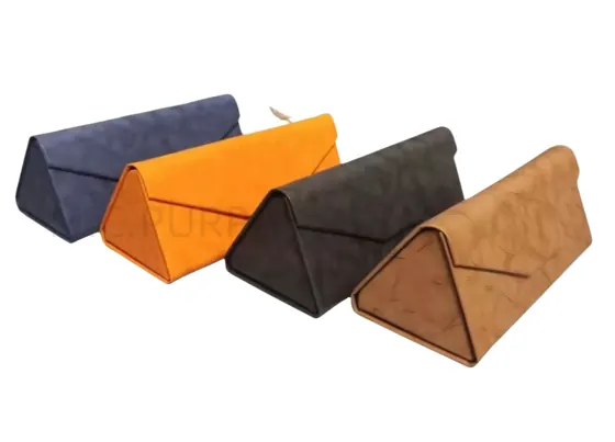 XC 921 Handmade Foldable Eyewear Case shown from the front