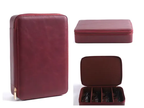 TR 23104 Four-Slot Eyewear Travel Case shown from the front