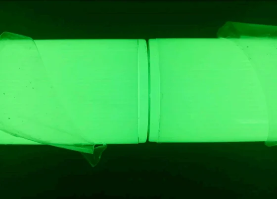 LED Linear Light DMX512 RGB No Gap Connection dimension drawing, connection diagram or application photo