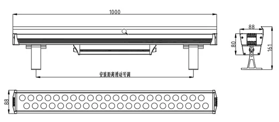 Double Line LED Wall Washer thumbnail 2