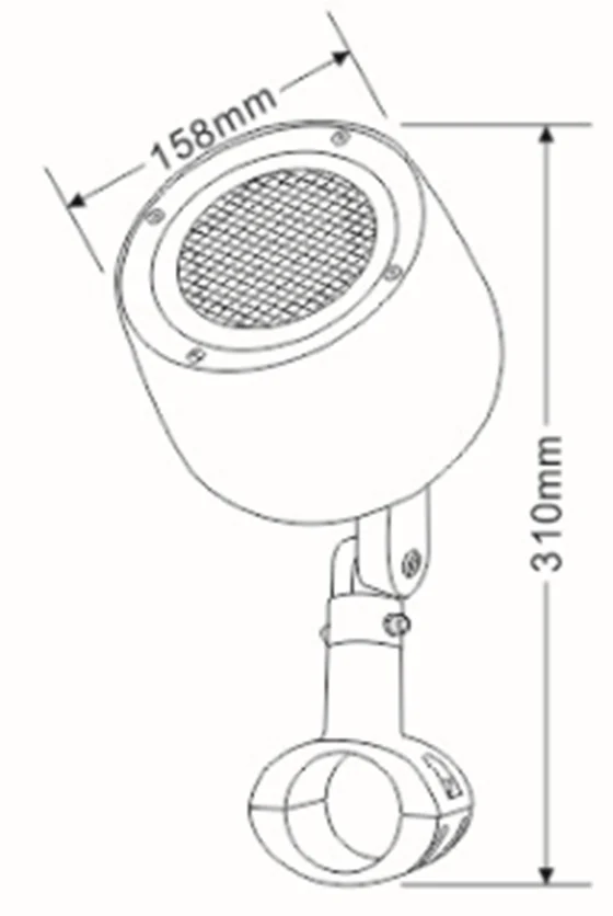 12W 30W 36W LED Flood Lights dimension drawing, connection diagram or application photo