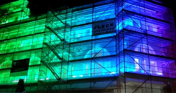 36W LED Wall Washer Lamps in RGB For Building Facade Lighting — FL Technology knowledge article