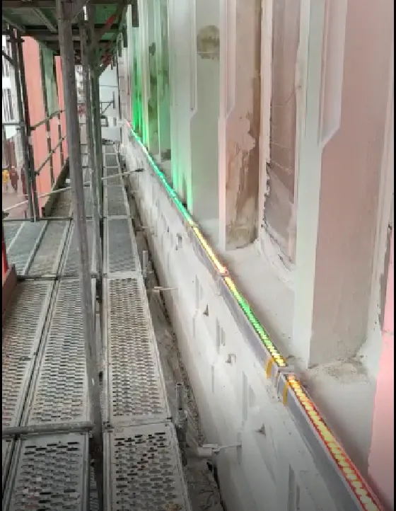 36W LED Wall Washer Lamps in RGB For Building Facade Lighting illustration