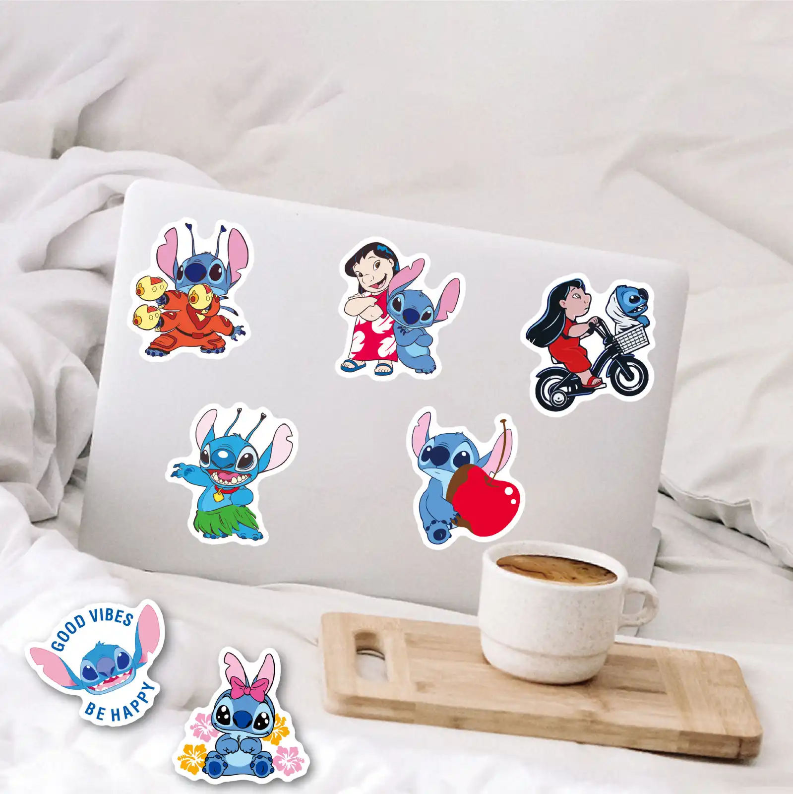 100 Cartoon Star Babies Stickers Cute Waterproof Luggage Graffiti supplied by BY Boyuan