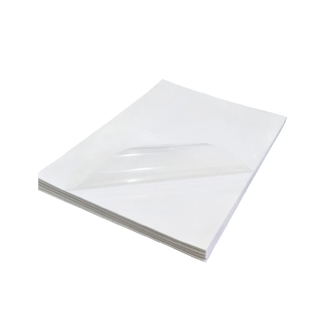 A 4 Vinyl Bright Semi-transparent Ink-jet Printing Self-adhesive Water-proof supplied by BY Boyuan