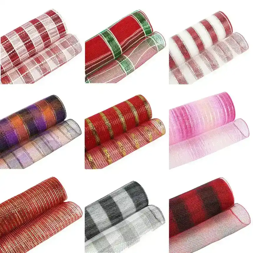 26cm Decorative Mesh Ribbon Festive Atmosphere Gift Box Packaging supplied by BY Boyuan