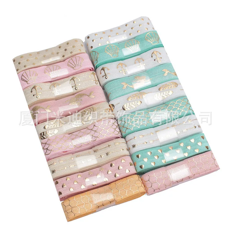 Elastic Hair Band Wrist Bronzing Silver Bag Side Holiday supplied by BY Boyuan