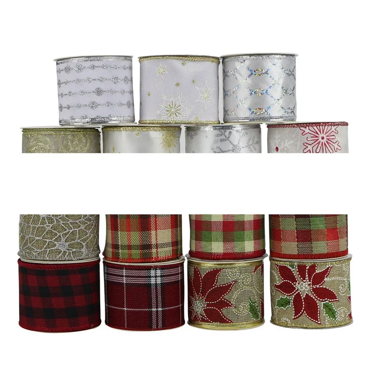 Christmas Ribbon Plus Khao Ke Edge Festive Decoration Accessories supplied by BY Boyuan