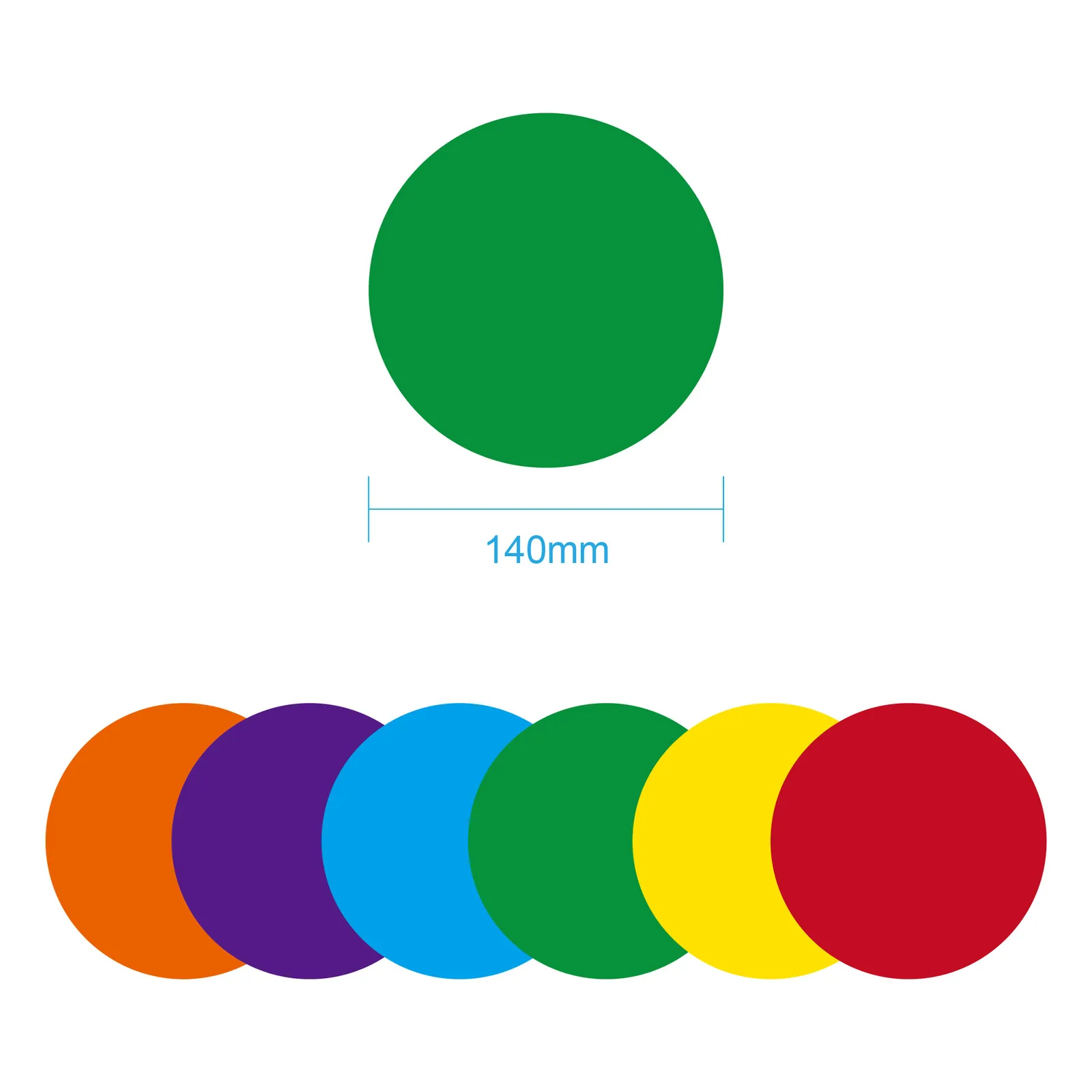 Circular Floor Sticker Classroom Kindergarten Gym Carpet Exercise Training supplied by BY Boyuan