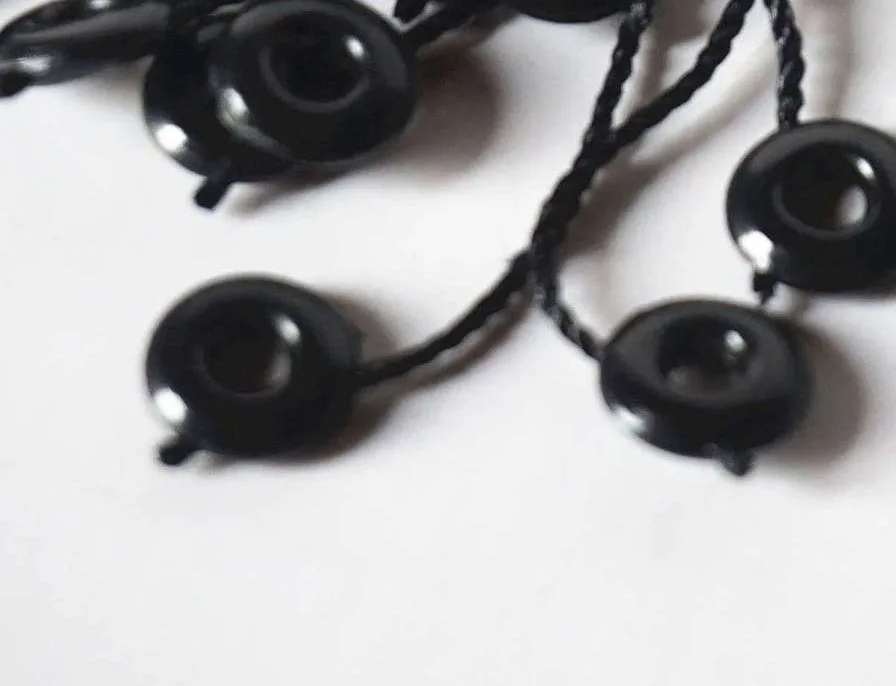 Clothing Hanging Grain Tag Rope Round Buckle Mother Label supplied by BY Boyuan