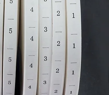 Code Label Worker Number Digital 1-60 Yards Mark Washing supplied by BY Boyuan