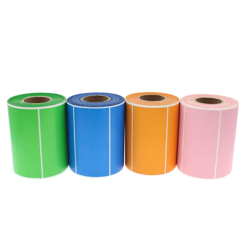 Color Computer Printing Paper Coated Roll Barcode Product Outer supplied by BY Boyuan