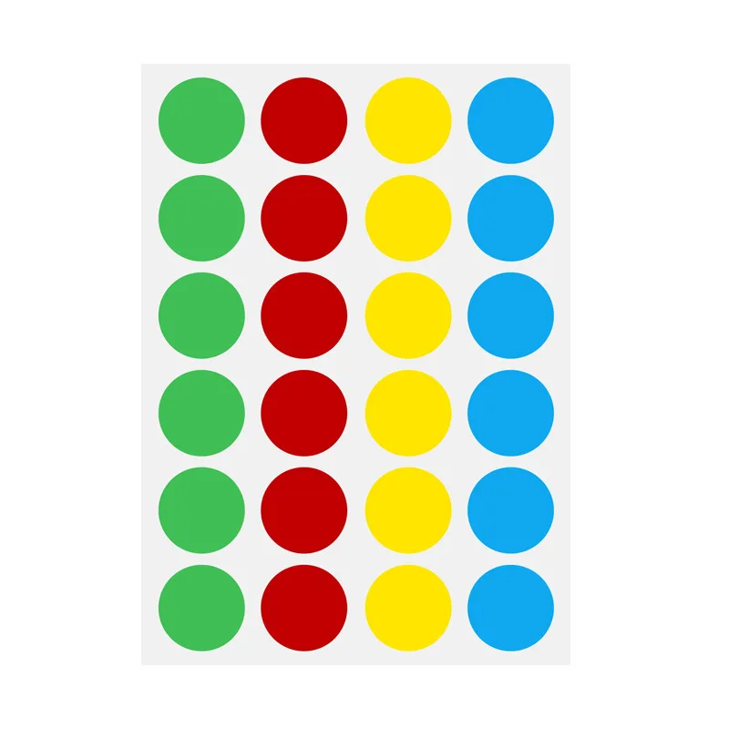 Color Dot Self-adhesive Label Digital Sealing Sticker Marker Self Adhesive Stickers and Labels 2 supplied by BY Boyuan