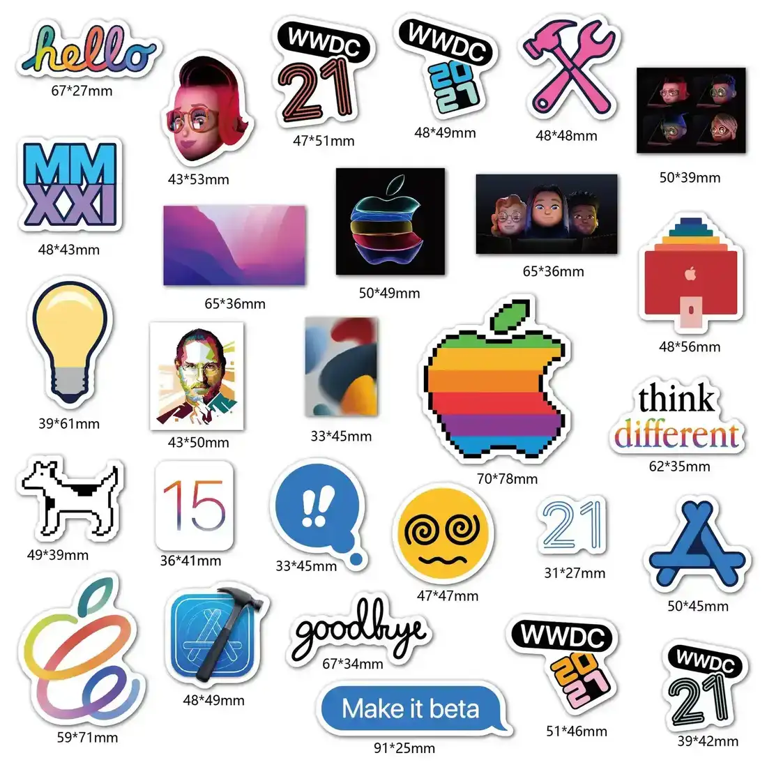 Creative Sticker for Laptop Body 2021 Wwdc21 Ipad Decorative supplied by BY Boyuan
