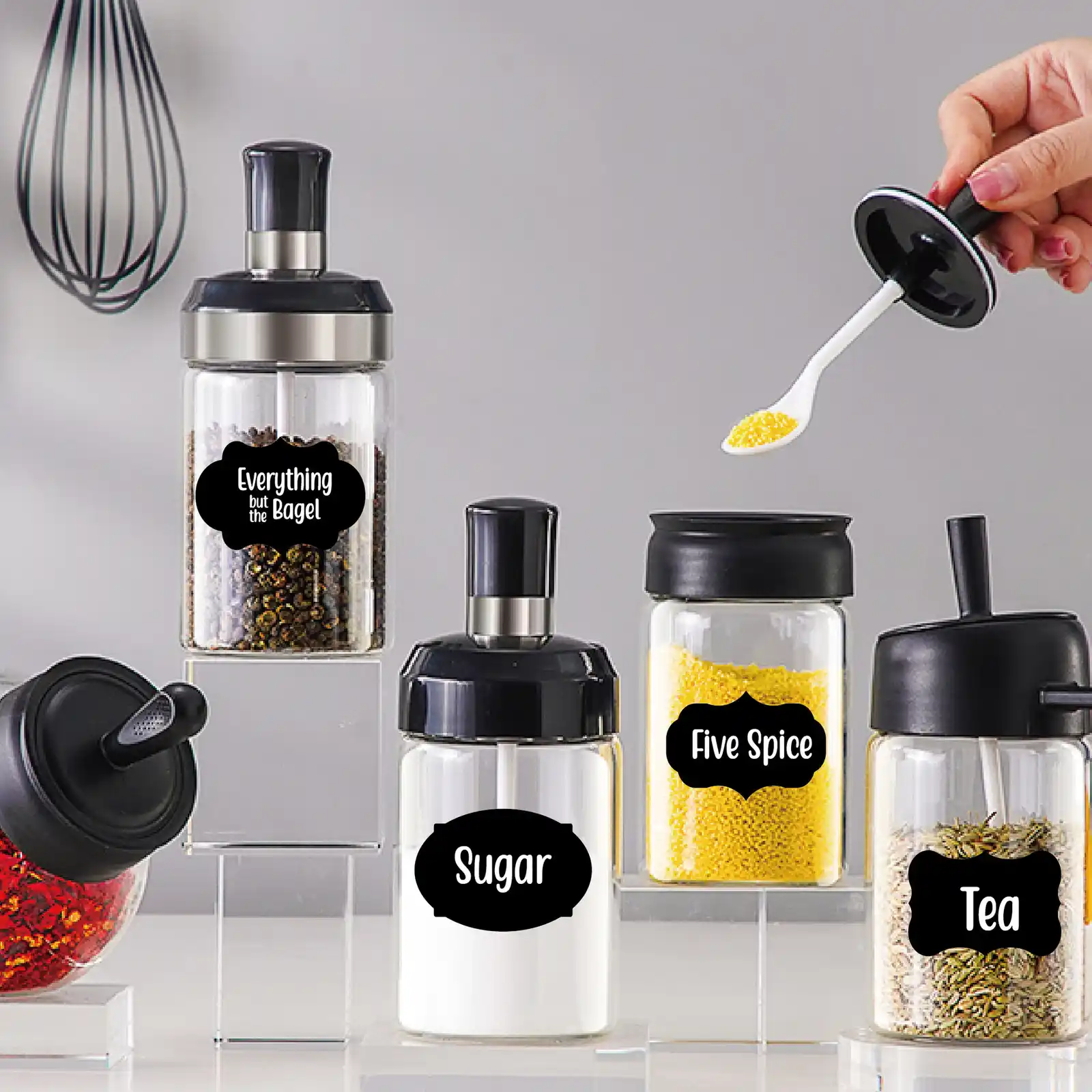 Blackboard Sticker Erasable Waterproof Removable Large and Small Bottles supplied by BY Boyuan