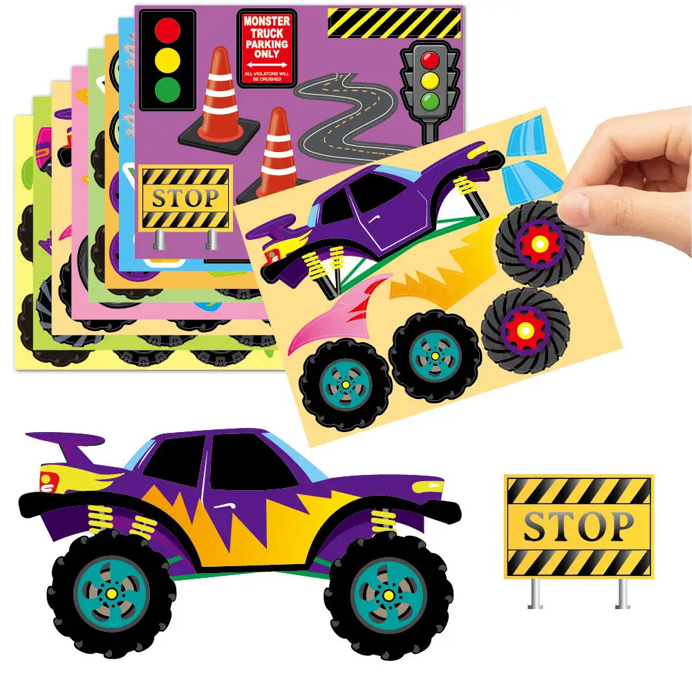 Children' S Car Stickers 24 Waterproof Cartoon Creative Party supplied by BY Boyuan